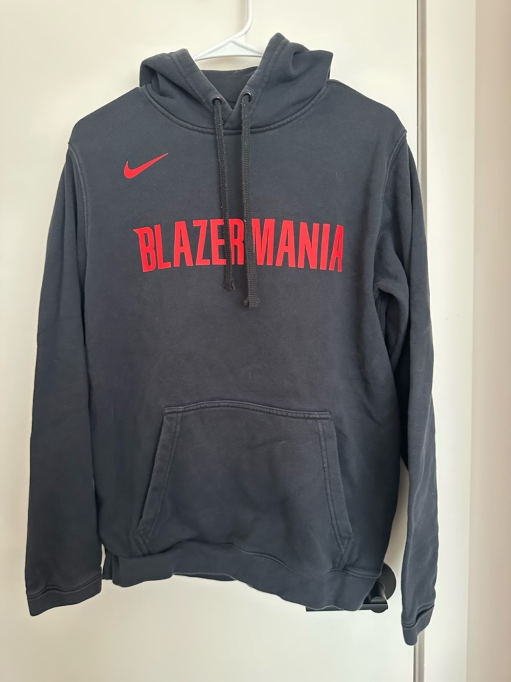 Nike Black Hoodie with Red Blazermania Logo